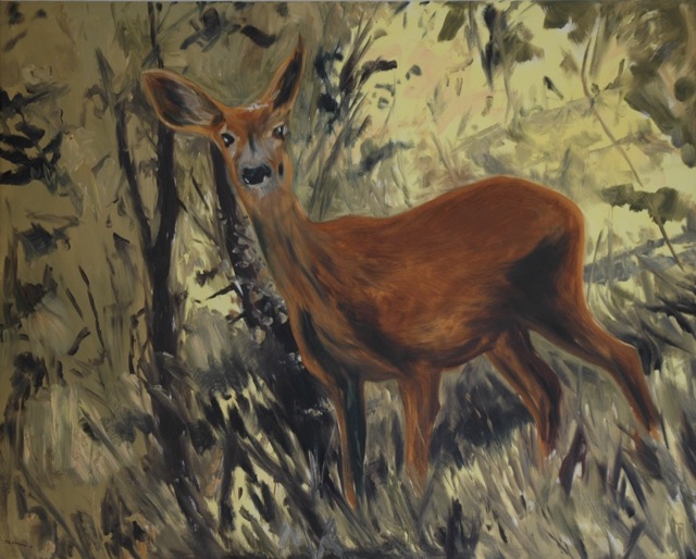 'Überraschung'  Öl 80x100cm  Till Strassen 2015
